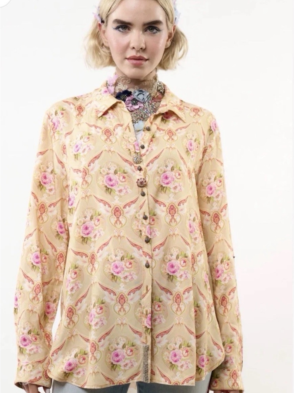 ✨Aratta Golden Girl Shirt – Size Large – BNWT ✨